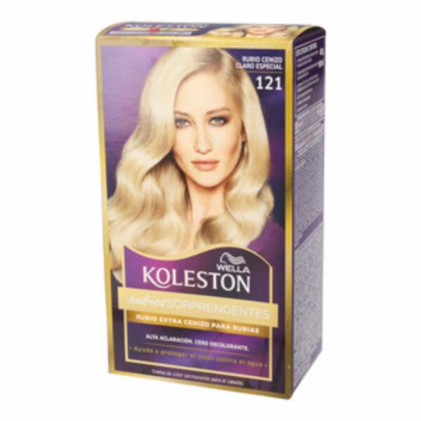 Tinte Capilar Kit N121 Rubio Cenizo Claro KOLESTON 50 Ml