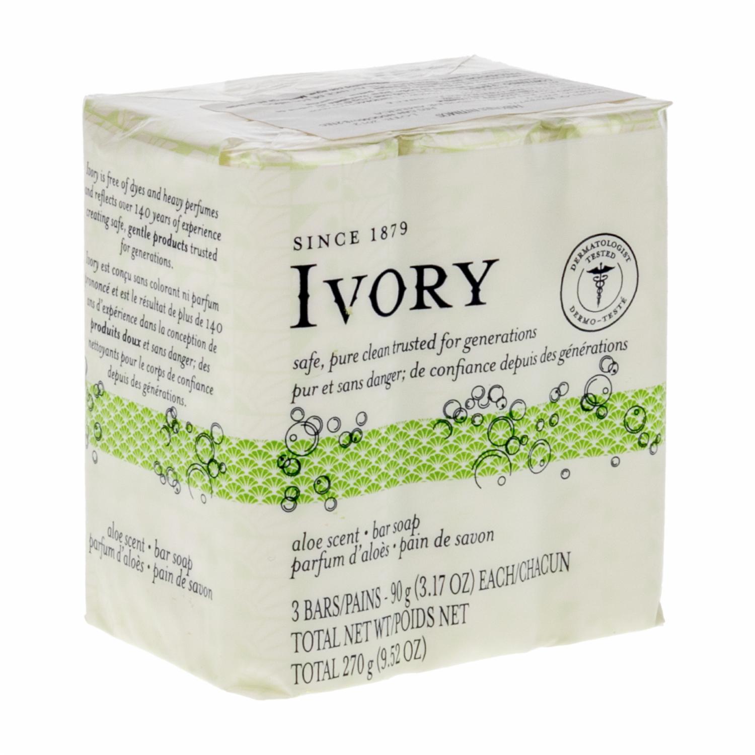Jabón Pure Clean Aloe IVORY 270 G - Imagen 3