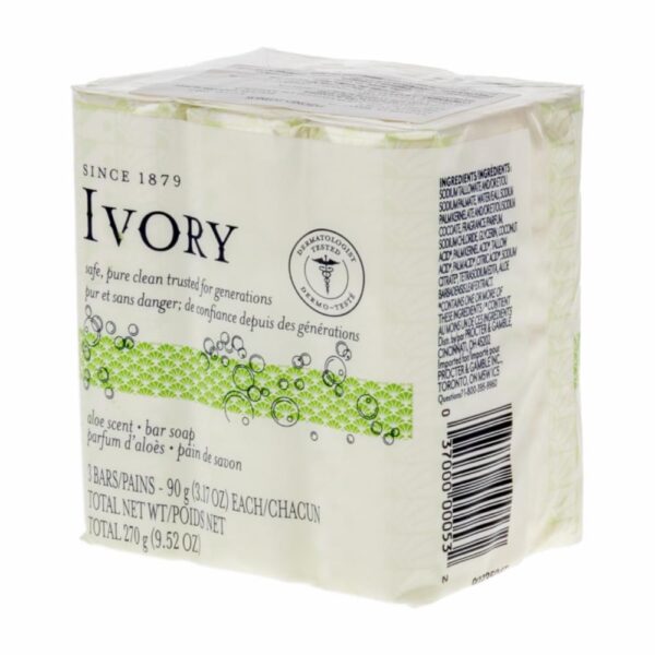 Jabón Pure Clean Aloe IVORY 270 G - Imagen 3