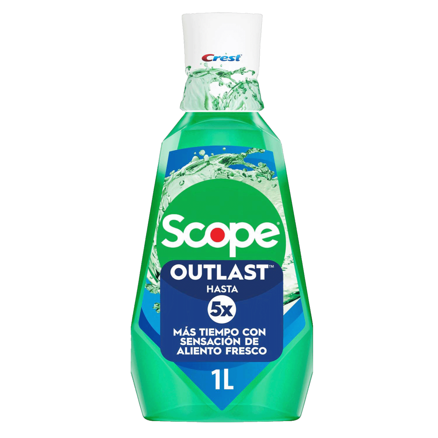 Enjuague Bucal Scope 5X Outlast CREST 1000 Ml - Imagen 2