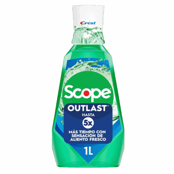 Enjuague Bucal Scope 5X Outlast CREST 1000 Ml - Imagen 2