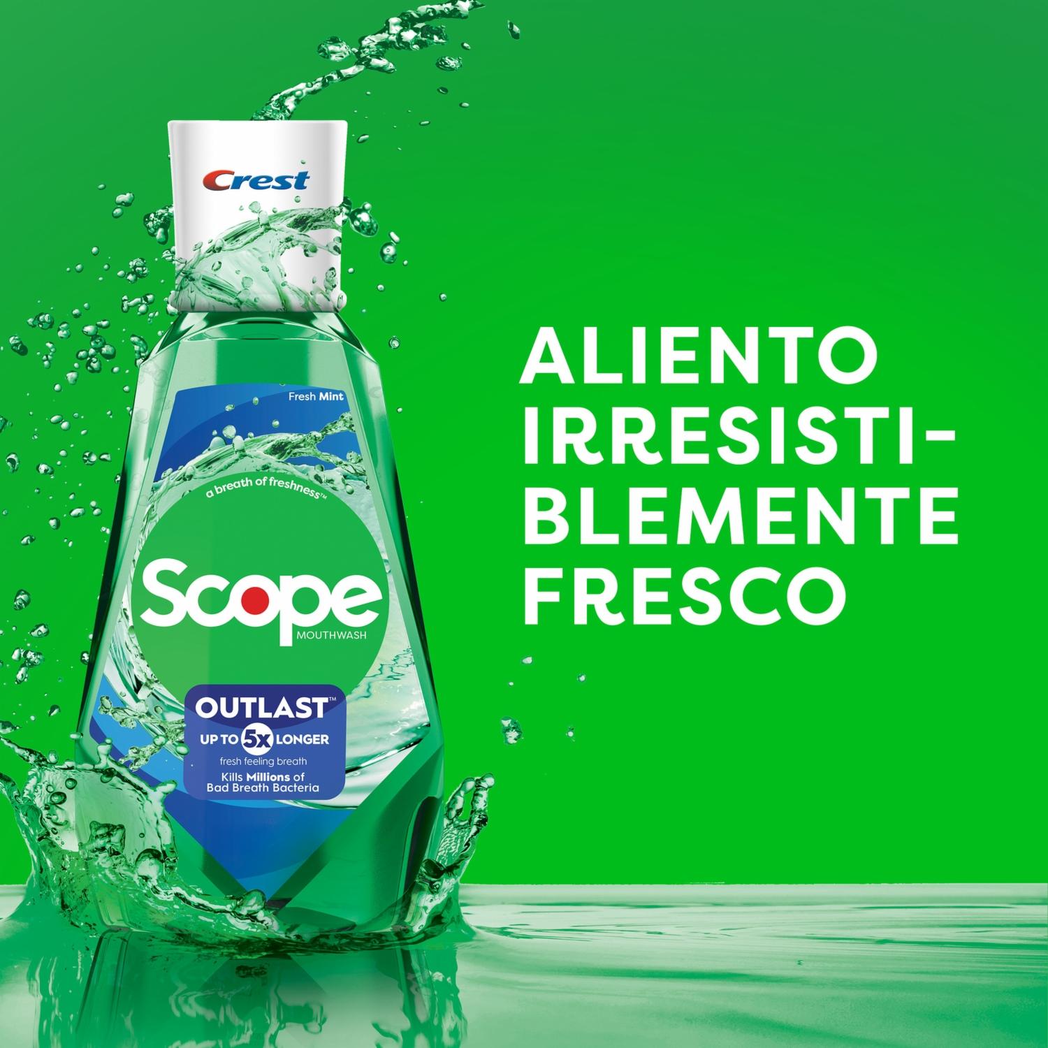 Enjuague Bucal Scope 5X Outlast CREST 1000 Ml - Imagen 3