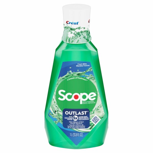 Enjuague Bucal Scope 5X Outlast CREST 1000 Ml - Imagen 13