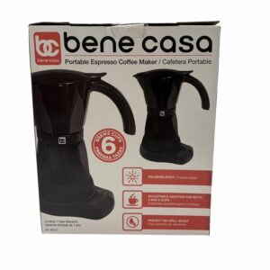 Cafetera Eléctrica Portable BC-90270 BENE CASA 6 Tazas