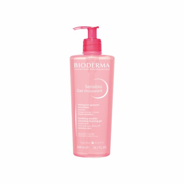 Gel Limpiador Piel Sensible Sensibio Moussant BIODERMA 500 Ml