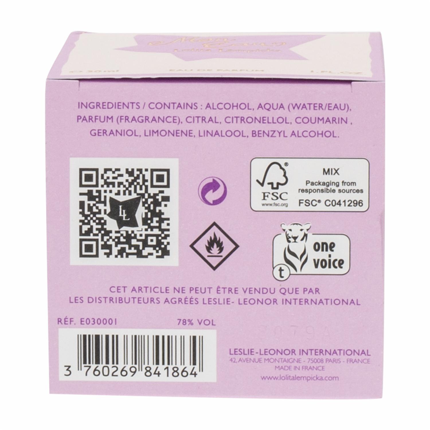 Fragancia Para Dama Mon Eau LOLITA LEMPICKA EDP 30 Ml - Imagen 5