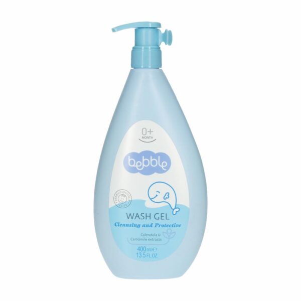 Body Wash Infantil Gel Caléndula BEBBLE 400 Ml