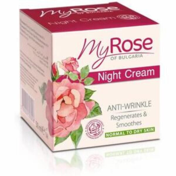 Crema Facial De Noche Anti-Arrugas MY ROSE OF BULGARIA 50 Ml
