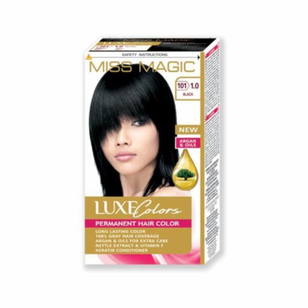 Tinte De Cabello MISS MAGIC LUXE COLORS Color Negro 1.0
