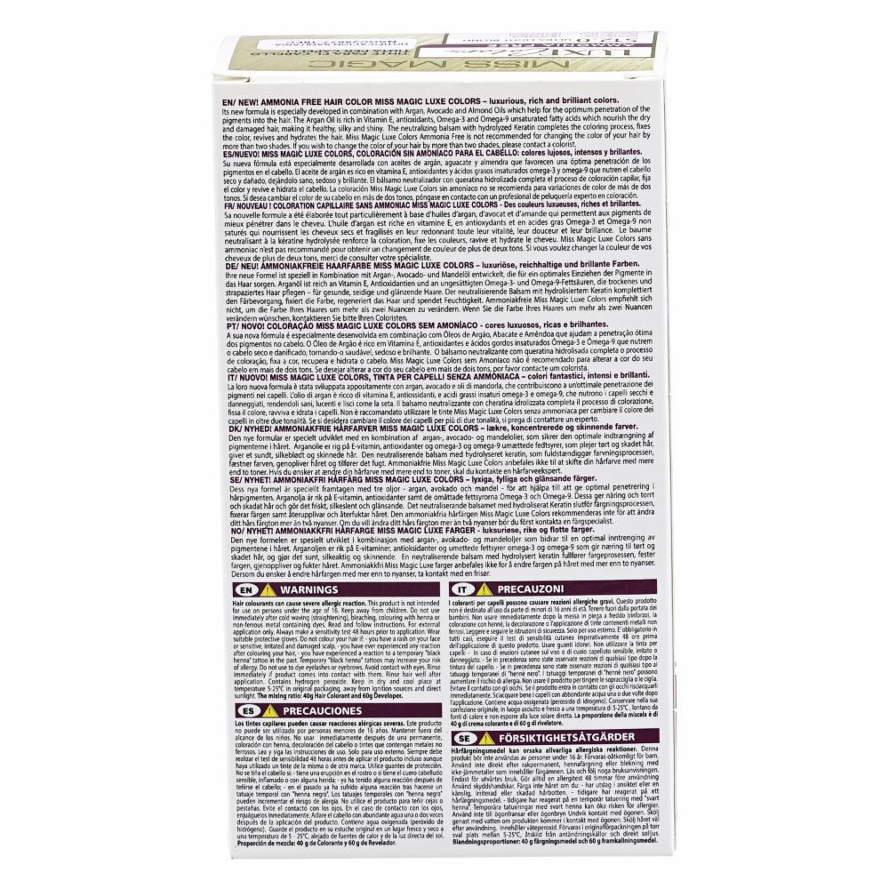 Tinte De Cabello MISS MAGIC Rubio Ultra Claro 12.0 - Imagen 3