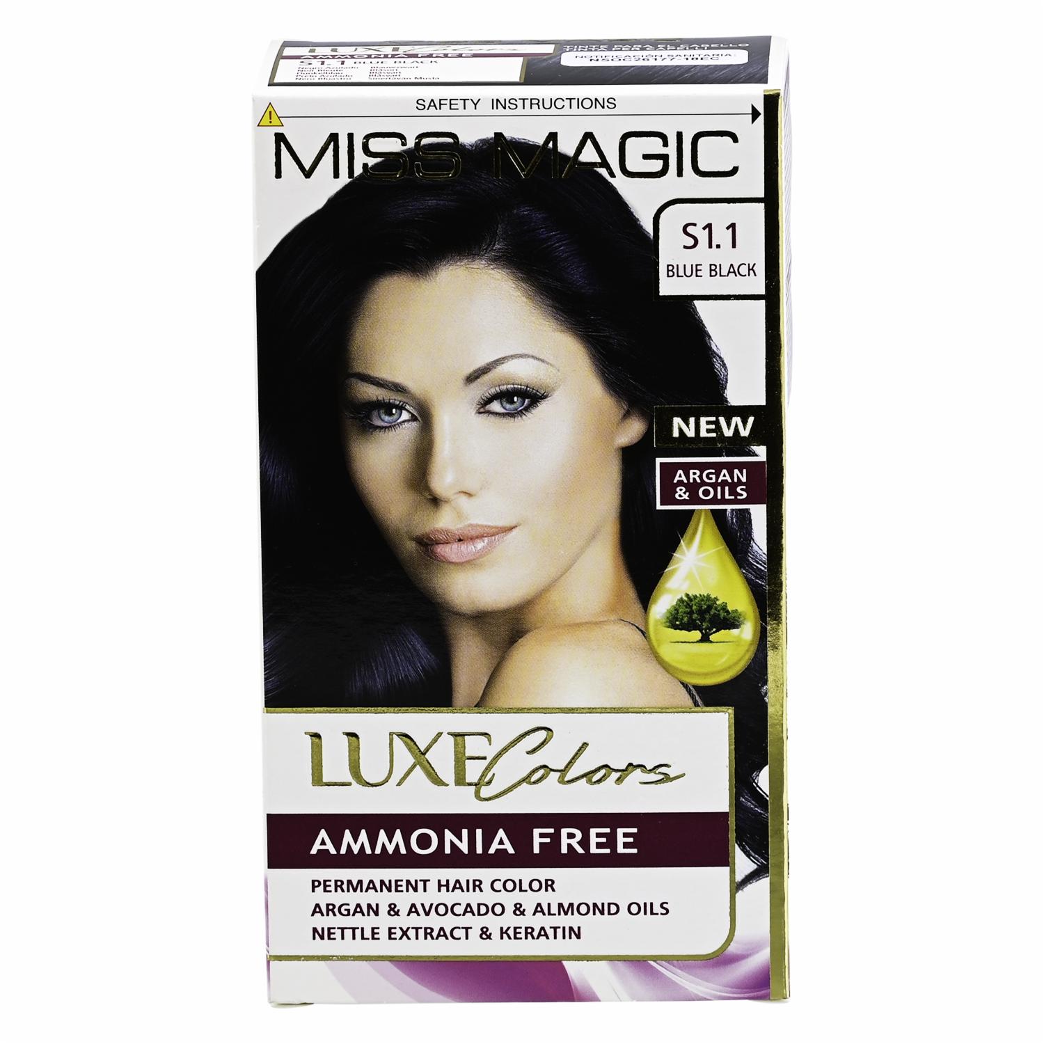 Tinte De Cabello MISS MAGIC Negro Azulado 1.1 - Imagen 2