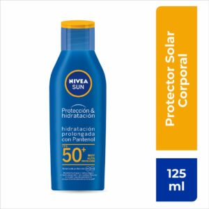Protector Solar Corporal Adultos Con Pantenol Spf 50+ NIVEA 125 Ml