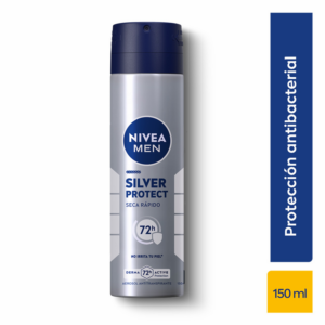 Desodorante En Spray Para Caballero Silver Protect NIVEA MEN 150 Ml