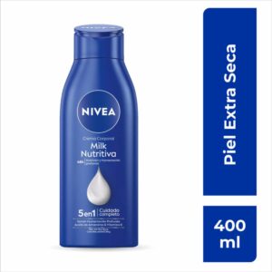 Crema Corporal Milk Nutritiva Piel Extra Seca NIVEA 400 Ml