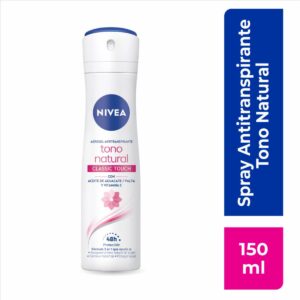 Desodorante En Spray Para Dama Tono Natural Classic Touch NIVEA 150 Ml