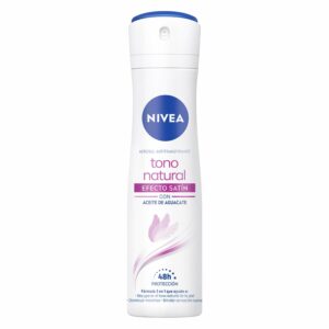 Desodorante En Spray Para Dama Tono Natural Efecto Satín NIVEA 150 Ml