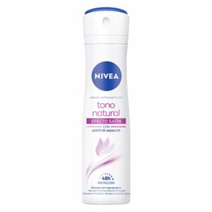 Desodorante En Spray Para Dama Tono Natural Efecto Satín NIVEA 150 Ml