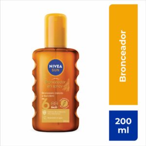 Bronceador Solar Spray Oil Spf 6+ Con Extracto De Caroteno NIVEA 200 Ml