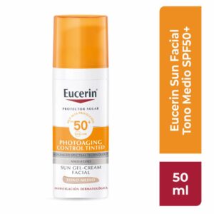 Protector Solar Facial Creme Con Color Facial Spf 50 EUCERIN 50 Ml