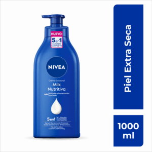 Crema Corporal Milk Nutritiva Piel Extra Seca NIVEA 1000 Ml