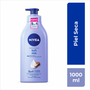 Crema Corporal Soft Milk Piel Seca NIVEA 1000 Ml