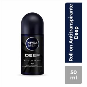 Desodorante En Roll-on Para Caballero Antitranspirante Deep NIVEA MEN 50 Ml