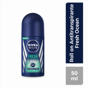 Desodorante En Roll-on Para Caballero Fresh Ocean NIVEA MEN 50 Ml