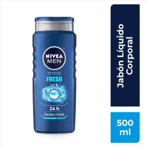 Gel De Ducha 3 En 1 Fresh Ice NIVEA MEN 500 Ml