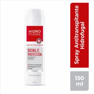 Desodorante En Spray Para Dama Doble Protección Fragancia Neutral HIDROFUGAL 150 Ml