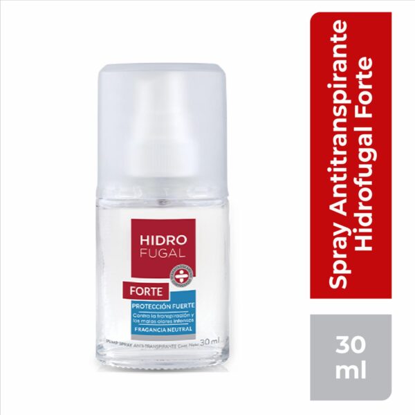 Desodorante En Spray Para Dama Antitranspirante Forte HIDROFUGAL 30 Ml