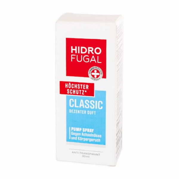 Desodorante En Spray Para Dama Antitranspirante Forte HIDROFUGAL 30 Ml - Imagen 3