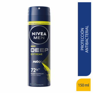 Desodorante En Spray Para Caballero Deep Xteme NIVEA 150 Ml