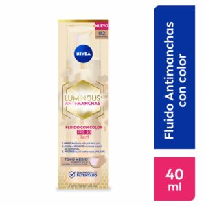 Crema Facial Antimanchas De Día Luminous 3 En 1 Fps 30 Tono Medio NIVEA 40 Ml