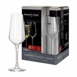 Copa De Cristal Para Champagne RITZENHOFF & BREKER Set X 4 Uds