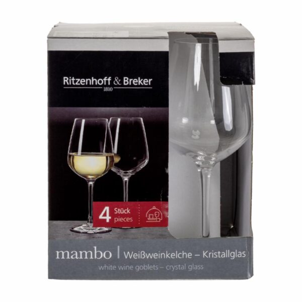 Copa De Cristal Para Vino Blanco RITZENHOFF & BREKER Set X 4 Uds - Imagen 3