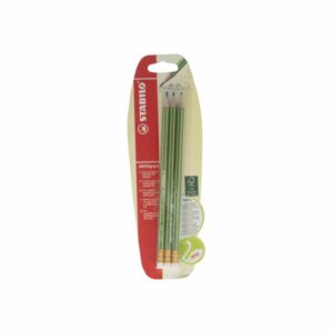 Lápiz De Grafito Greengraph Hb Con Borrador STABILO 1x3 Uds