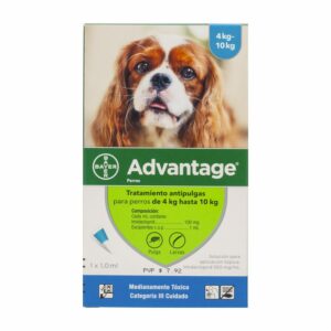 Pipeta Antiparasitario Para Perros De 4-10Kg ADVANTAGE 1 ML