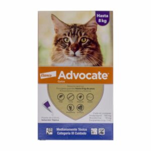 Antiparasitario Externo En Pipeta Para Gatos De 4 a 8 KG ADVANTAGE 0,8 Ml