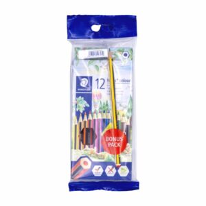 Lápiz De Color Con Borrador STAEDTLER X12 Uds