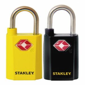 Candado Con Lave Combo Negro Y Amarillo STANLEY Unidad