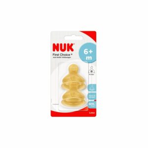 Tetina Fc Látex Leche Nuk 2 De 6 a 12 Meses NUK X 2 Uds