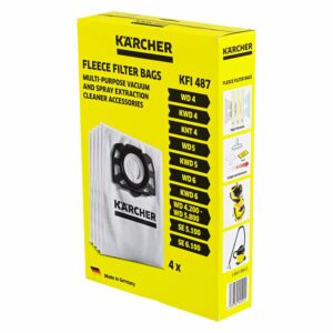 Bolsas Para Aspiradora De Papel Wd4 X KARCHER X4 Uds
