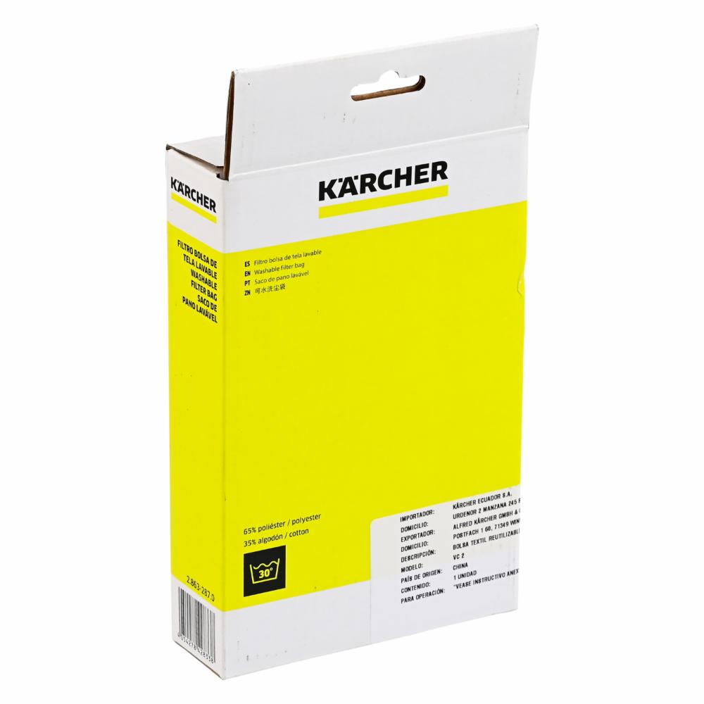 Filtro Bolsa Reusable KARCHER Tela - Imagen 2