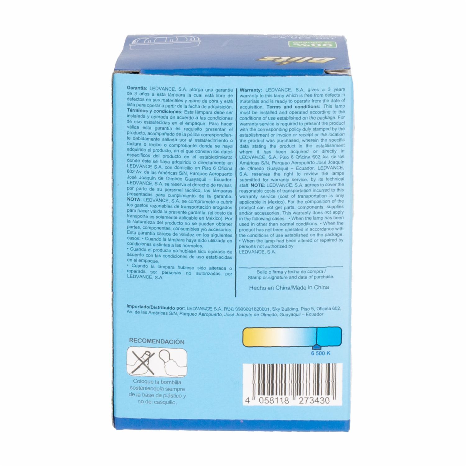 Foco Led Luz Blanca 20W BLÍTZ Unidad - Imagen 2