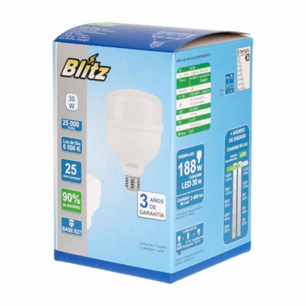 Foco Led Luz Blanca 30W BLITZ Unidad - Imagen 4