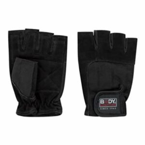 Guantes Sin Dedos Para Ejercicio De Color Negro BODY SCULPTURE Grandes