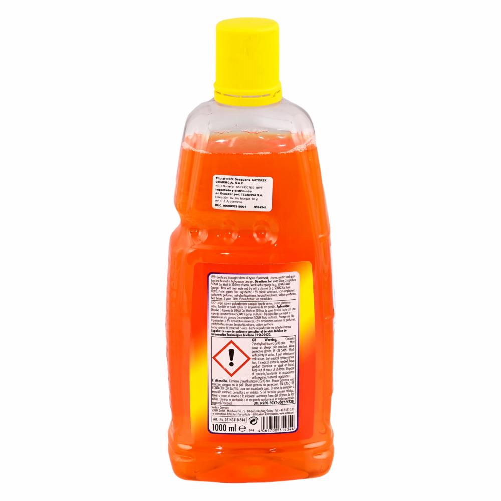 Shampoo Para Auto Con Brillo SONAX 1000 Ml - Imagen 2