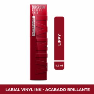 Labial Líquido Vinyl Ink Acabado Brillante Tono 10 Lippy MAYBELLINE NEW YORK