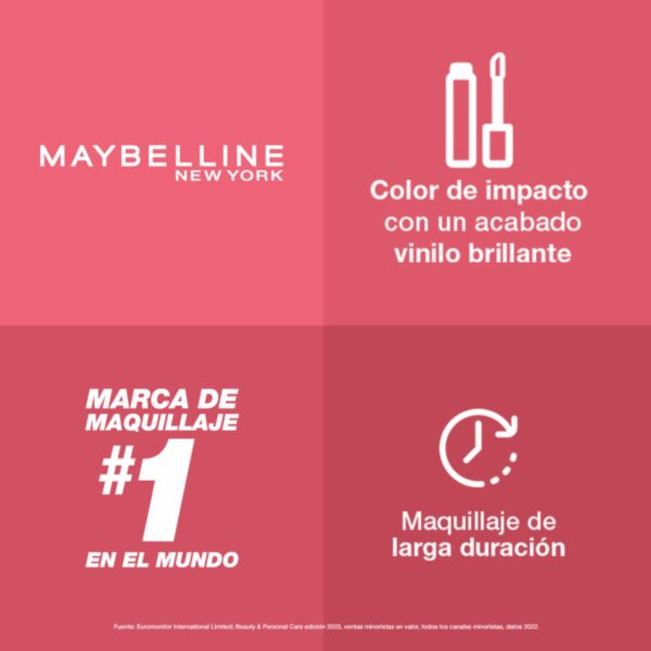 Labial Líquido Superstay  Vinyl Ink - Sultry 160 MAYBELLINE 4.20 Ml - Imagen 7