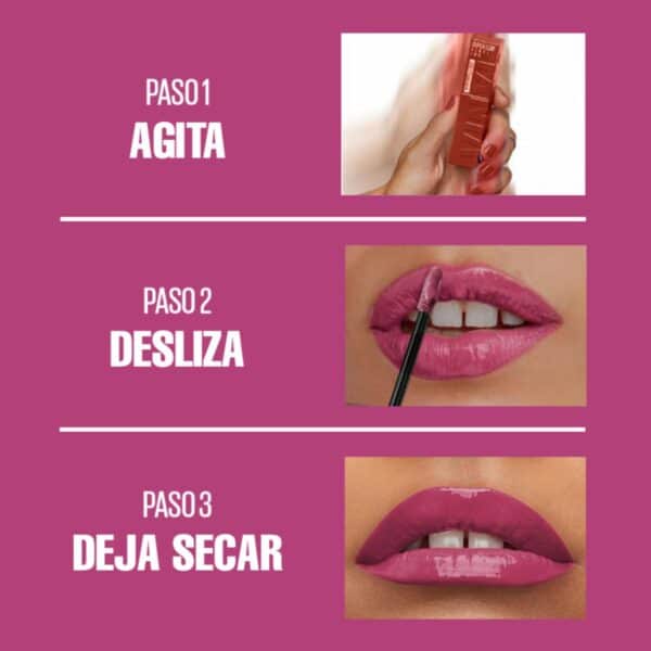 Labial Líquido Superstay  Vinyl Ink - Edgy 165 MAYBELLINE 4.20 Ml - Imagen 6